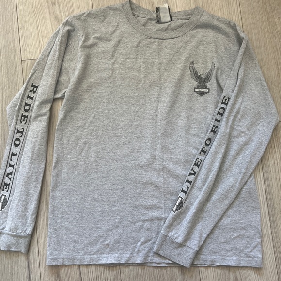 Harley-Davidson Other - Harley Davidson Daytona Florida Grey Long Sleeve Shirt